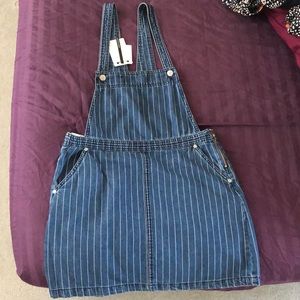 💛ASOS denim overall dress